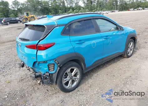 2022 Hyundai Kona Sel from USA, damaged, VIN KM8K6CAB9NU878823